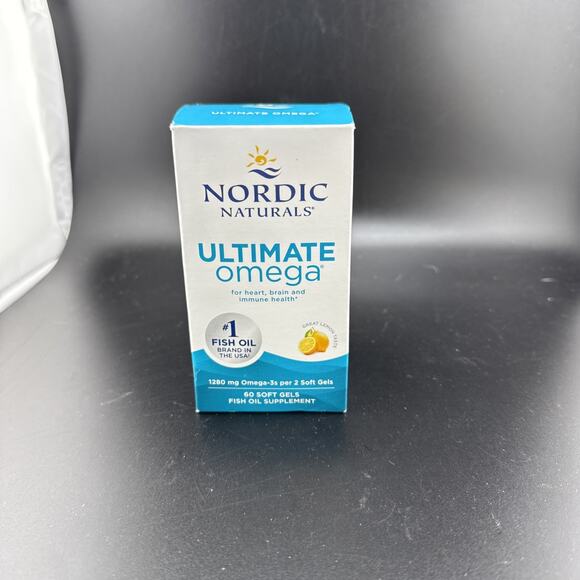 Nordic Naturals Ultimate Omega for Heart, Brain & Immune Health 60 Gels Exp 4/27 - Picture 1 of 3